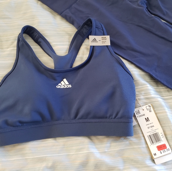 Adidas Sports Bra and Matching Leggings - Picture 3 of 4